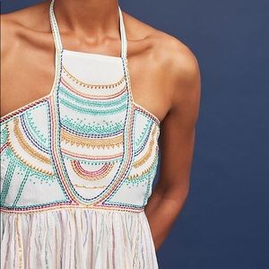 [ANTHROPOLOGIE] Izat Floral Halter Top